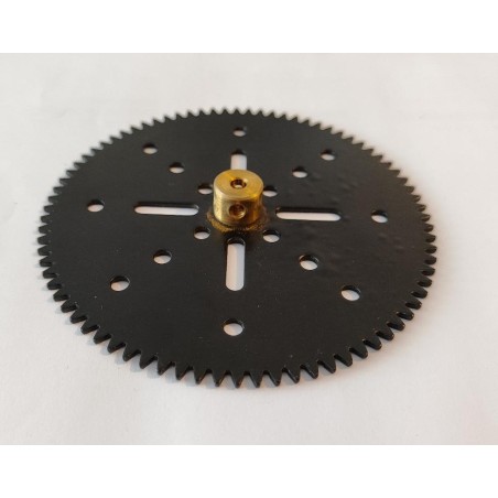 Roue dentée à moyeu Meccano 80 dents