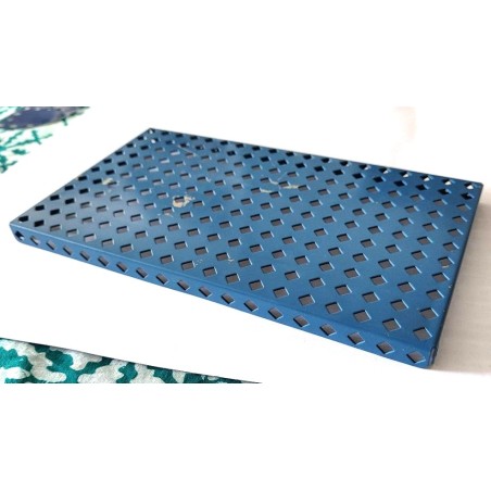Plaque à rebords compatible Meccano 11 x 19 trous