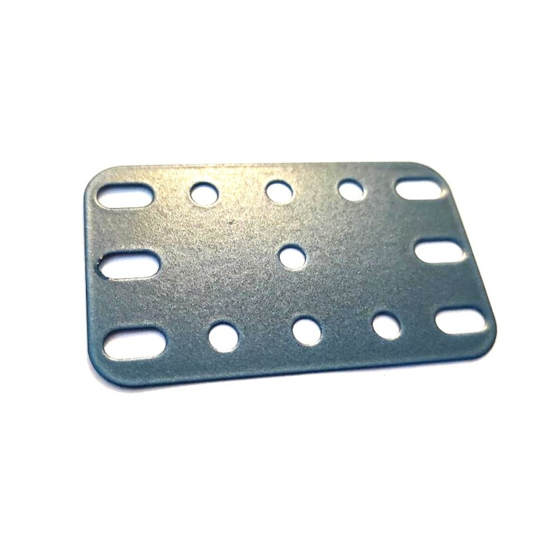 Plaque flexible Meccano 5x3 trous bleu pétrole