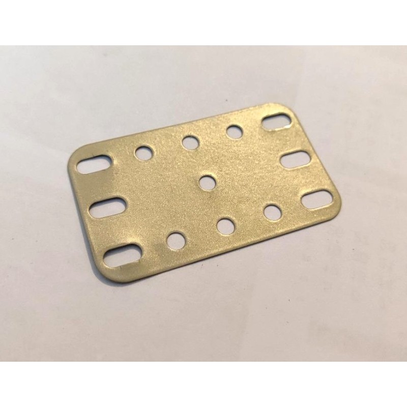 Plaque flexible Meccano 5x3 trous gris/beige
