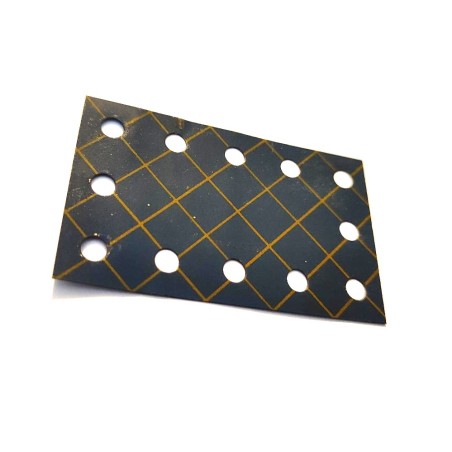 Plaque flexible Meccano 5x3 trous "coins carrés"