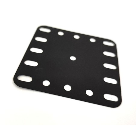 Plaque flexible Meccano 5x5 trous noir mat
