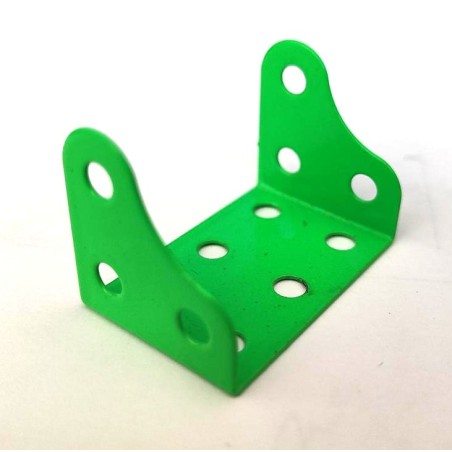 Plaque à rebords goussets 38x25x12 mm vert clair