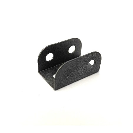 Plaque à rebords Meccano 1x1x1x2 gris métallisé