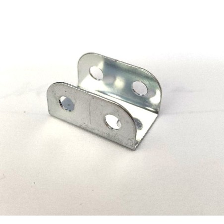 Plaque à rebords Meccano 1x1x1x2 zinguée