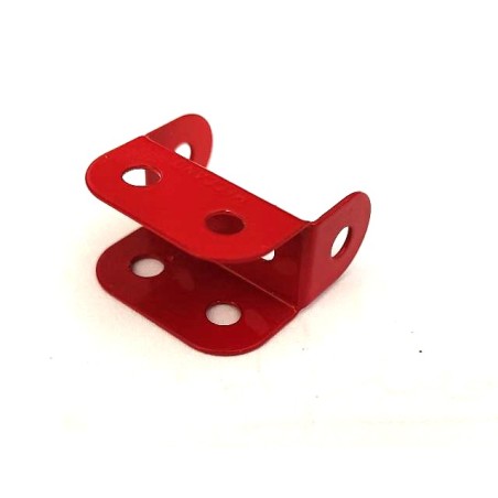 Support en U double Meccano rouge