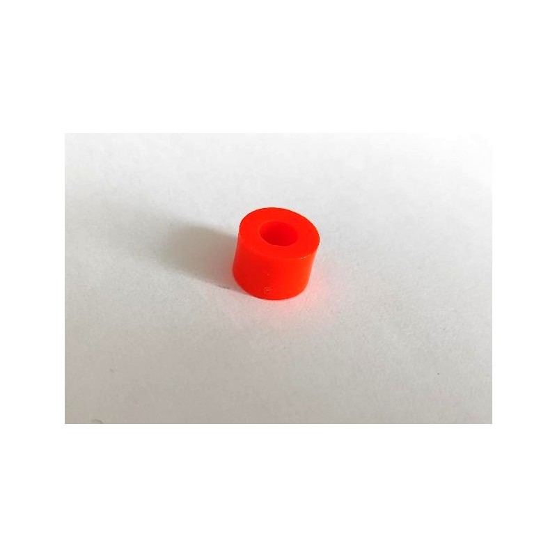 Entretoise Meccano plastique orange rosé