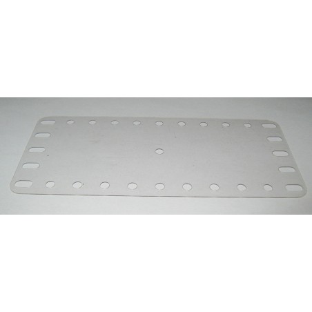 Plaque plastique transparente Meccano 11x5 trous