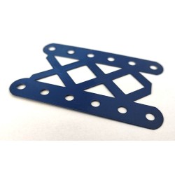 Longrine Meccano 6 trous bleue