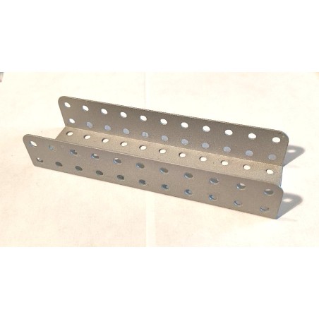 Profil en U Meccano, 11 trous, gris