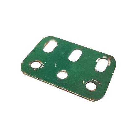 Poutrelle Meccano 3 trous verte