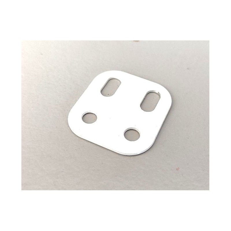 Poutrelle Meccano 2 trous blanche