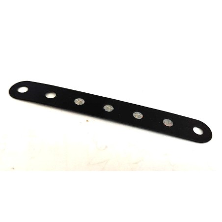 Bande flexible Meccano 7 trous noir brillant