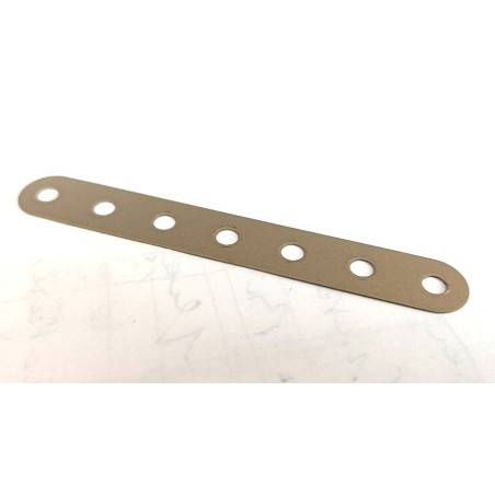 Bande flexible Meccano 7 trous beige