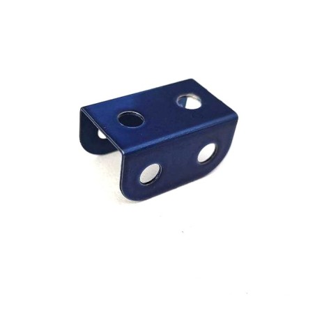 Plaque à rebords Meccano 1x1x1x2 violet bleu nacré