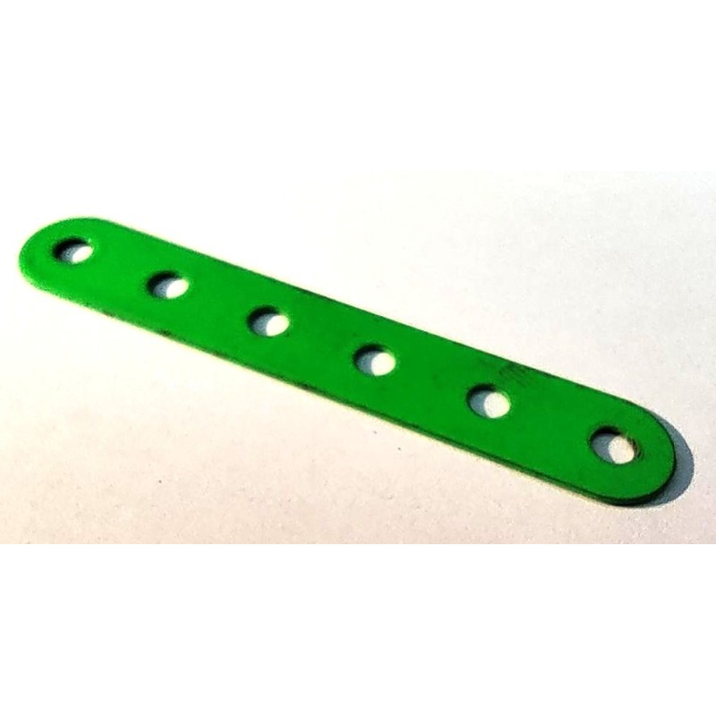 Bande Meccano 6 trous vert clair