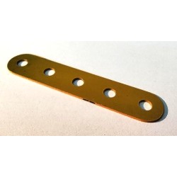 Bande Meccano 5 trous moutarde