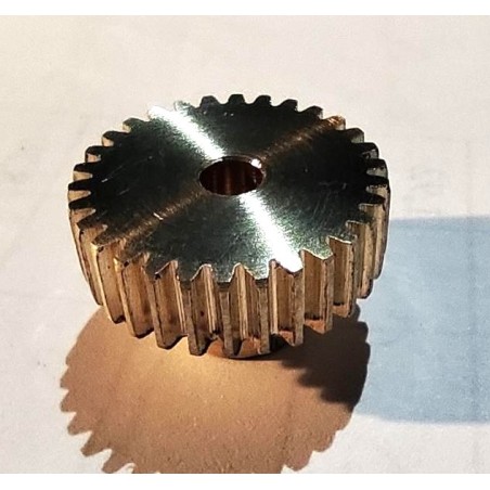 Pignon Meccano 30 dents en laiton