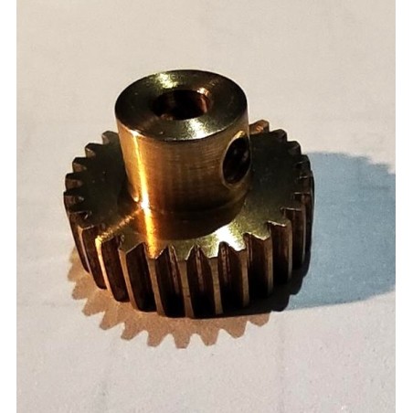 Pignon Meccano 28 dents en laiton