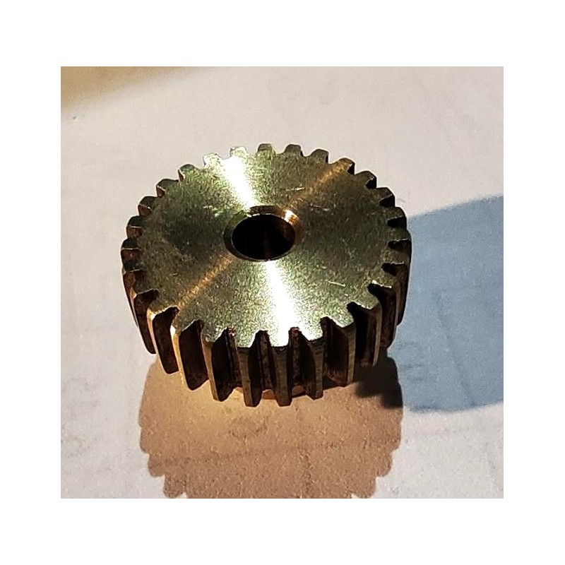 Pignon Meccano 27 dents en laiton