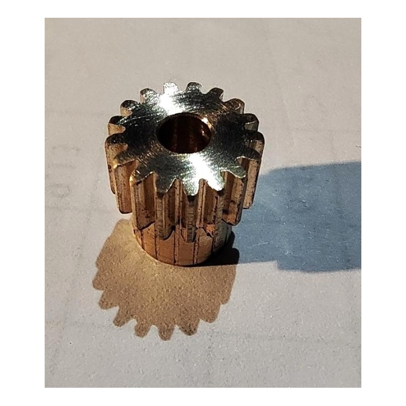 Pignon Meccano 17 dents en laiton