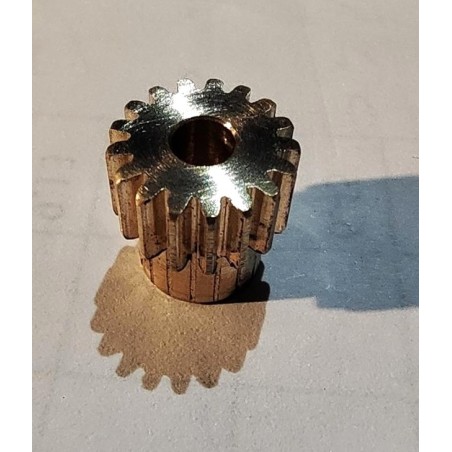 Pignon Meccano 17 dents en laiton