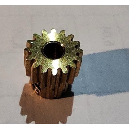 Pignon Meccano 16 dents en laiton