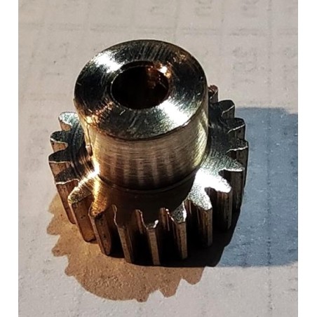 Pignon Meccano 22 dents en laiton