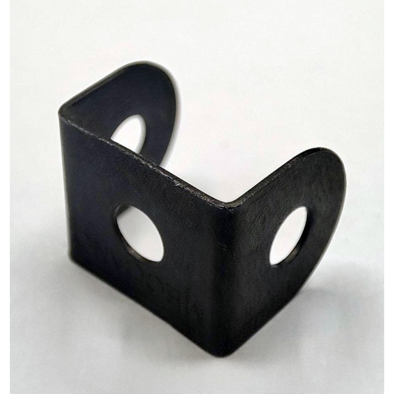 Support double Meccano métal noir