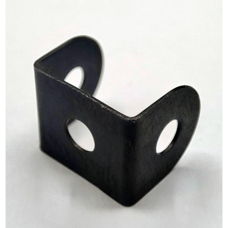 Support double Meccano métal noir