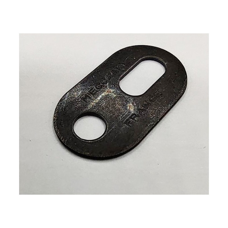 Support plat Meccano métal noir