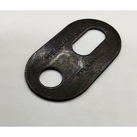 Support plat Meccano métal noir