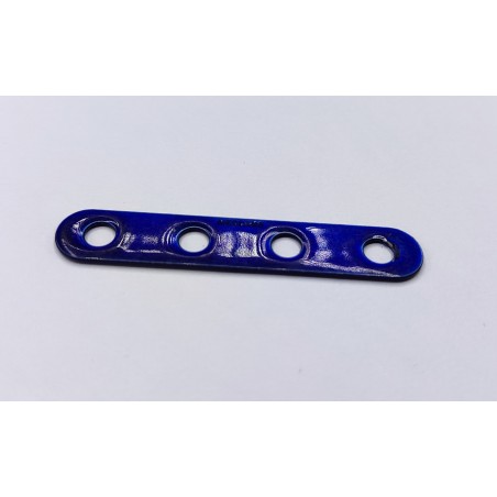 Bande étroite Meccano 4 trous violet