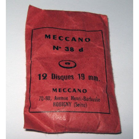 Sachet de disques Meccano 19 mm