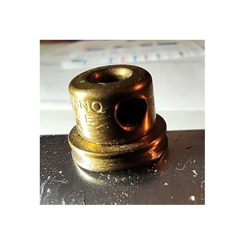 Poulie Meccano à moyeu en laiton 12 mm