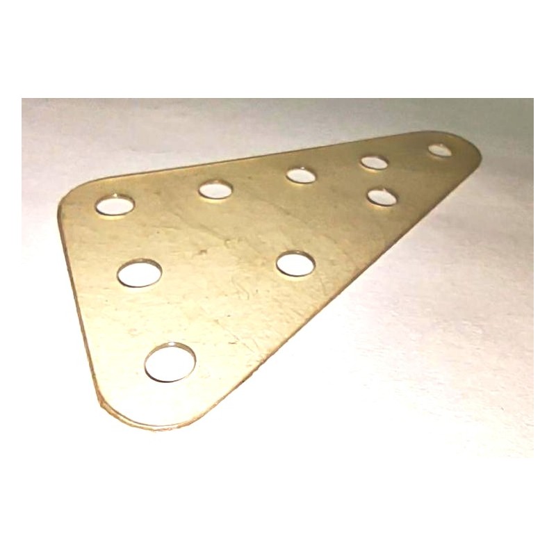 Plaque triangulaire transparente Meccano 3x5