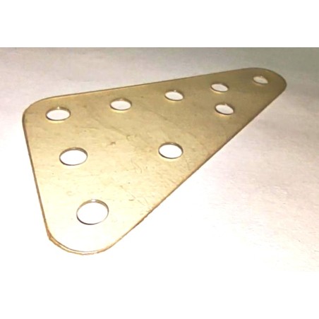 Plaque triangulaire transparente Meccano 3x5