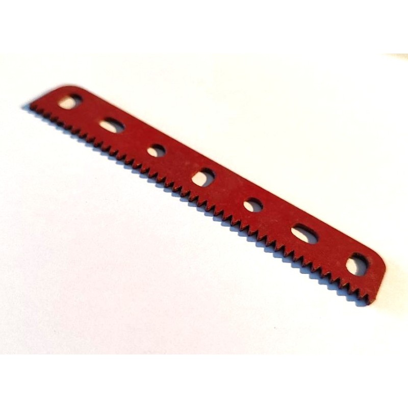 Crémaillère Meccano 89 mm rouge