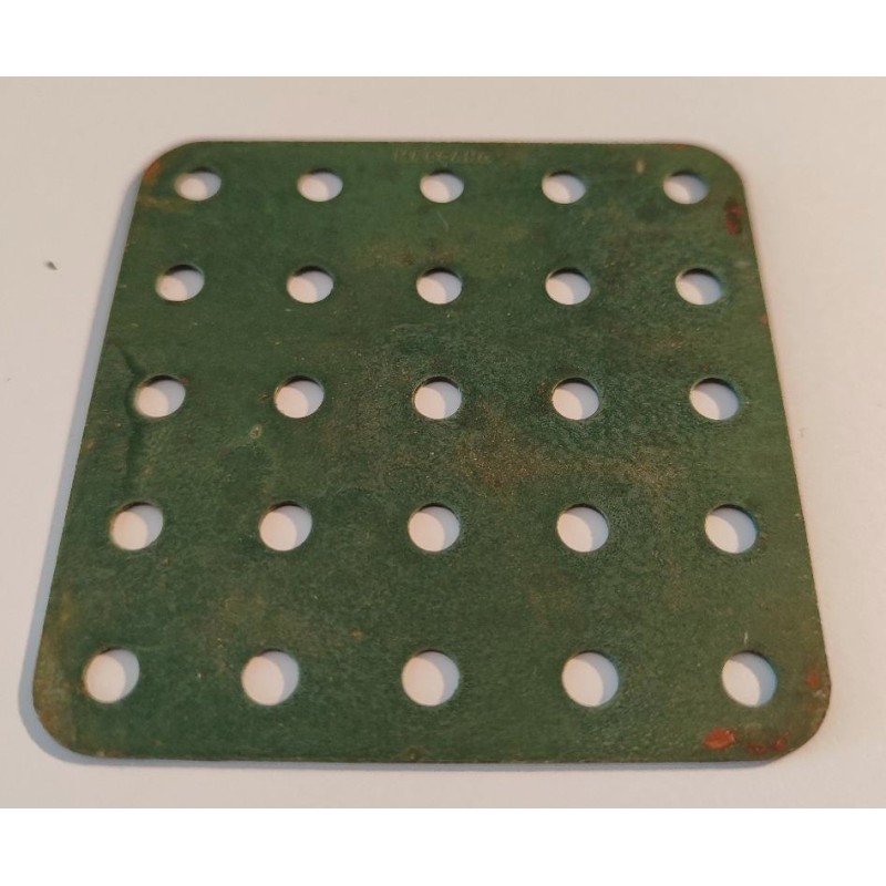 Plaque Meccano sans rebord 5x5 trous Army