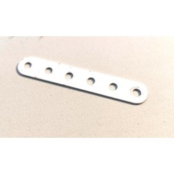 Bande Meccano 6 trous blanche