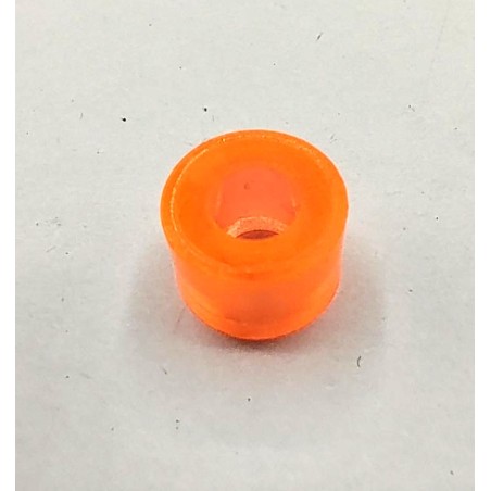 Entretoise Meccano plastique orange transparent