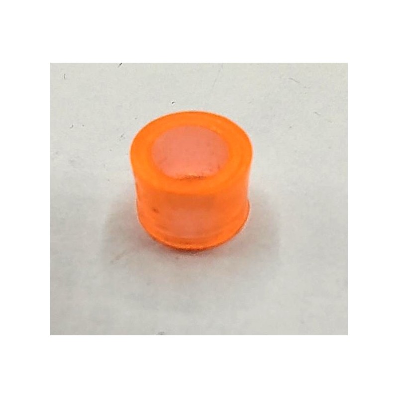 Mini-entretoise Meccano plastique orange transparent