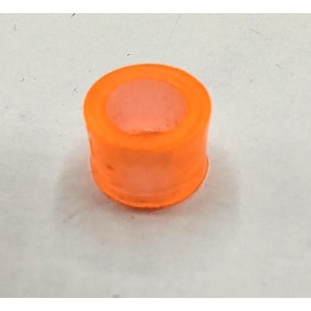Mini-entretoise Meccano plastique orange transparent