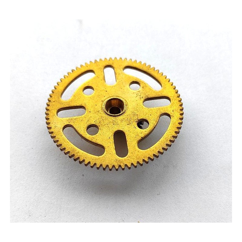 Roue de 75 dents compatible Meccano laiton