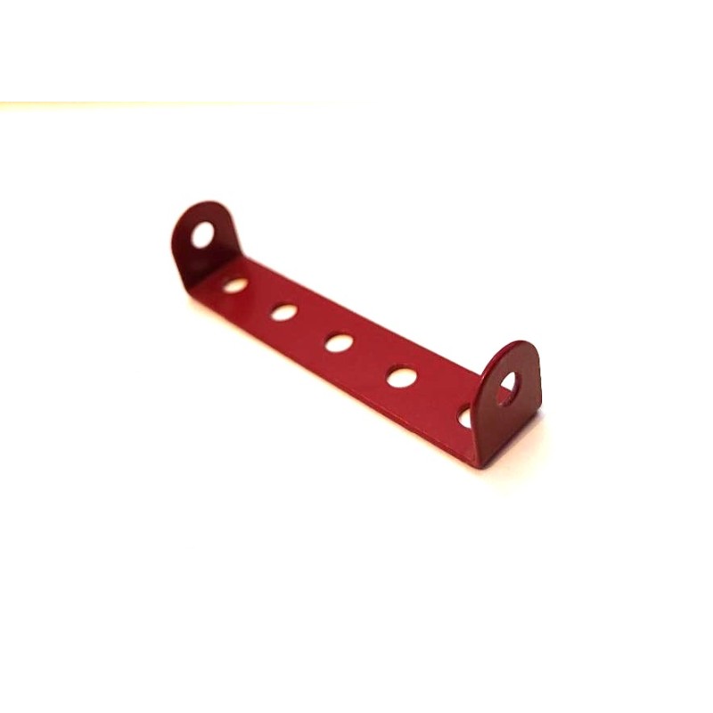 Bande coudée Meccano 5 x 1 rouge