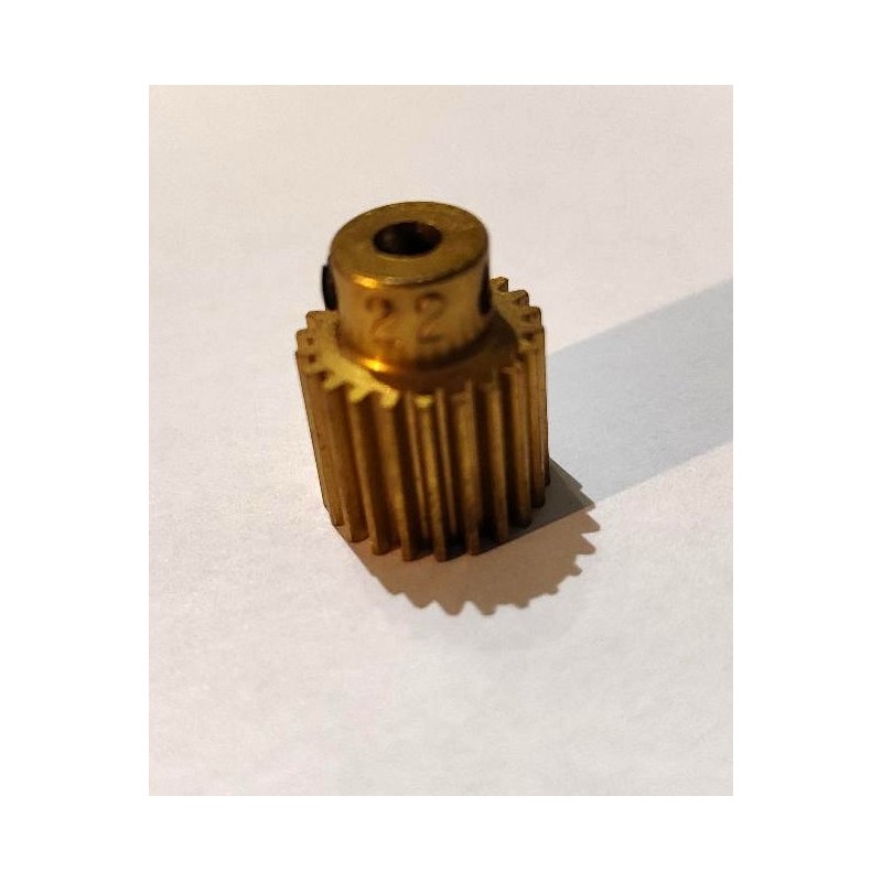 Pignon Meccano 22 dents Argentine 13 mm