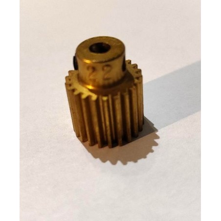 Pignon Meccano 22 dents Argentine 13 mm