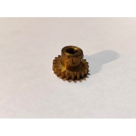 Pignon Meccano 20 dents longueur 3 mm en laiton