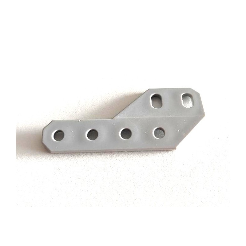 Cornière plastique 135° Meccano asymétrique grise