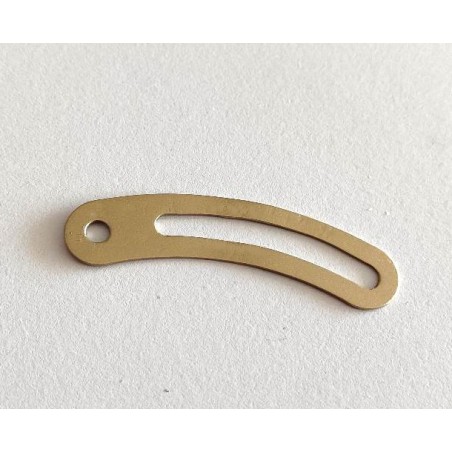 Bande incurvée Meccano 6 cm à glissière or